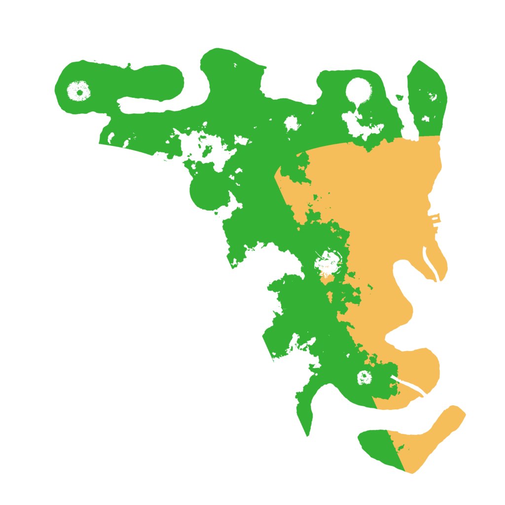 Biome Rust Map: Procedural Map, Size: 3500, Seed: 18650956
