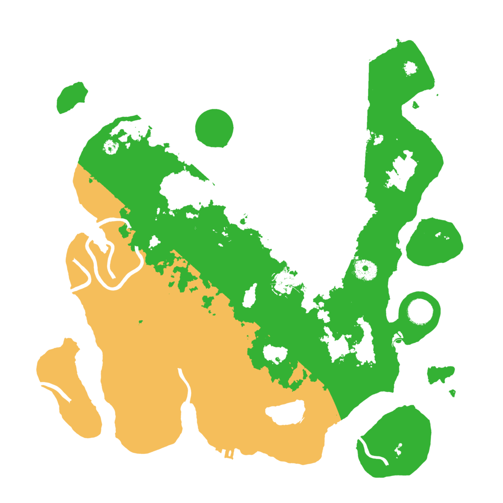 Biome Rust Map: Procedural Map, Size: 3500, Seed: 30721432