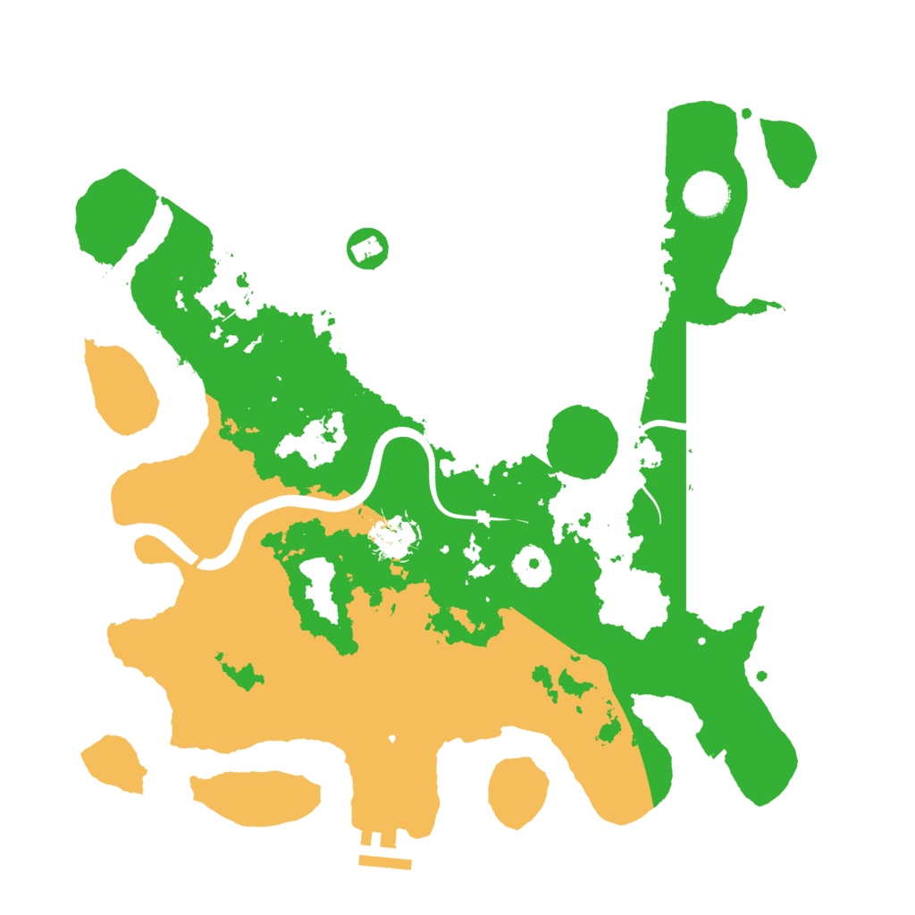 Biome Rust Map: Procedural Map, Size: 3500, Seed: 98123