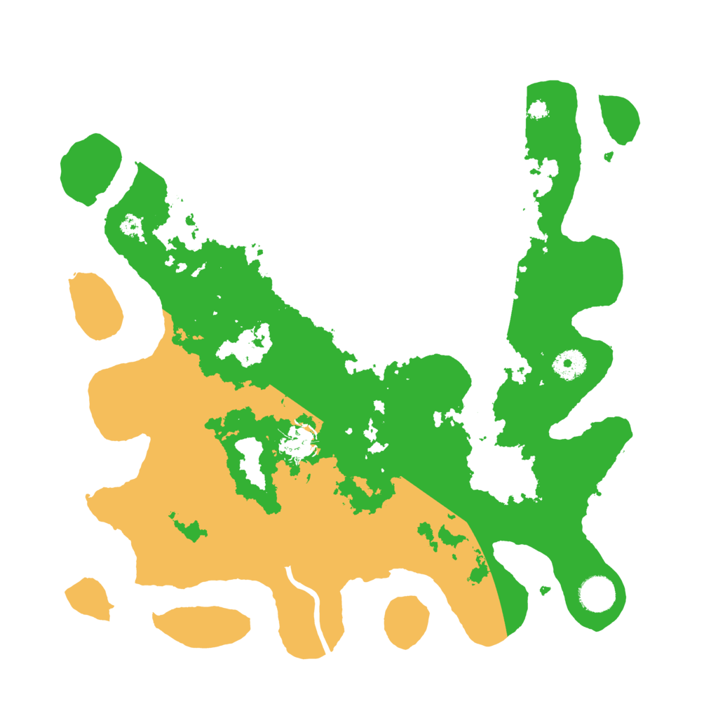 Biome Rust Map: Procedural Map, Size: 3500, Seed: 98123