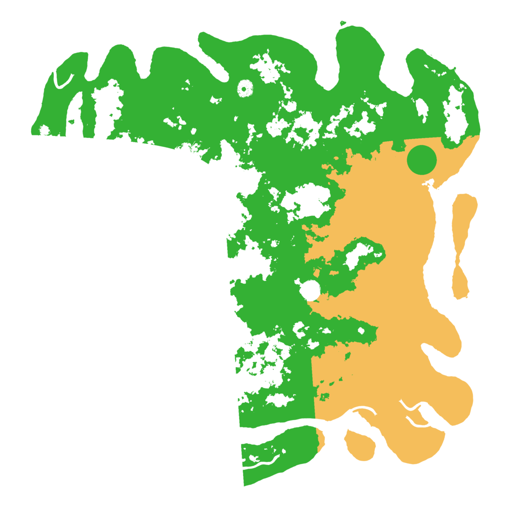 Biome Rust Map: Procedural Map, Size: 4500, Seed: 641591044