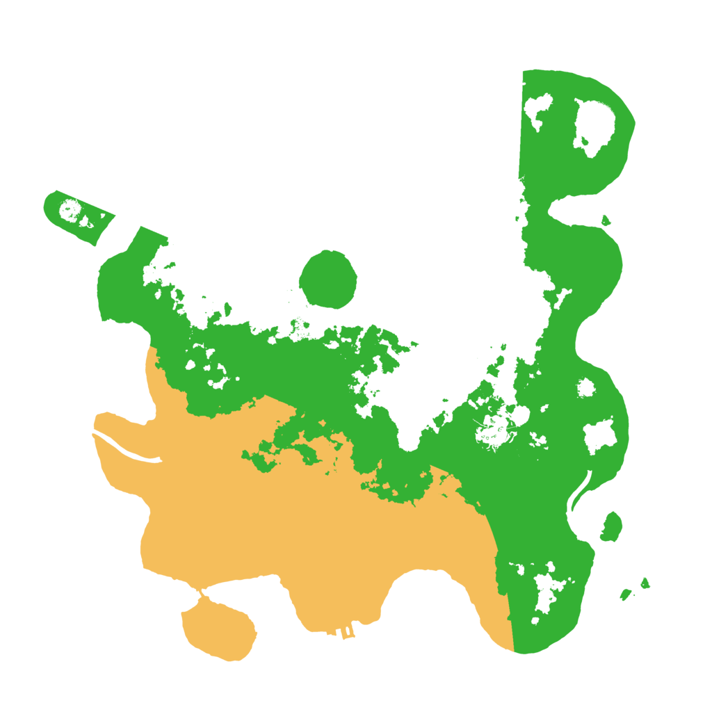 Biome Rust Map: Procedural Map, Size: 3500, Seed: 35108386