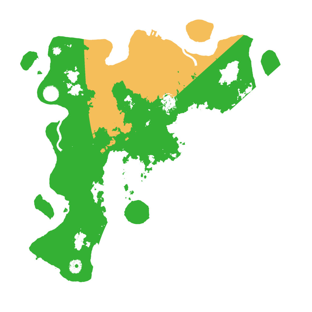 Biome Rust Map: Procedural Map, Size: 3500, Seed: 221107