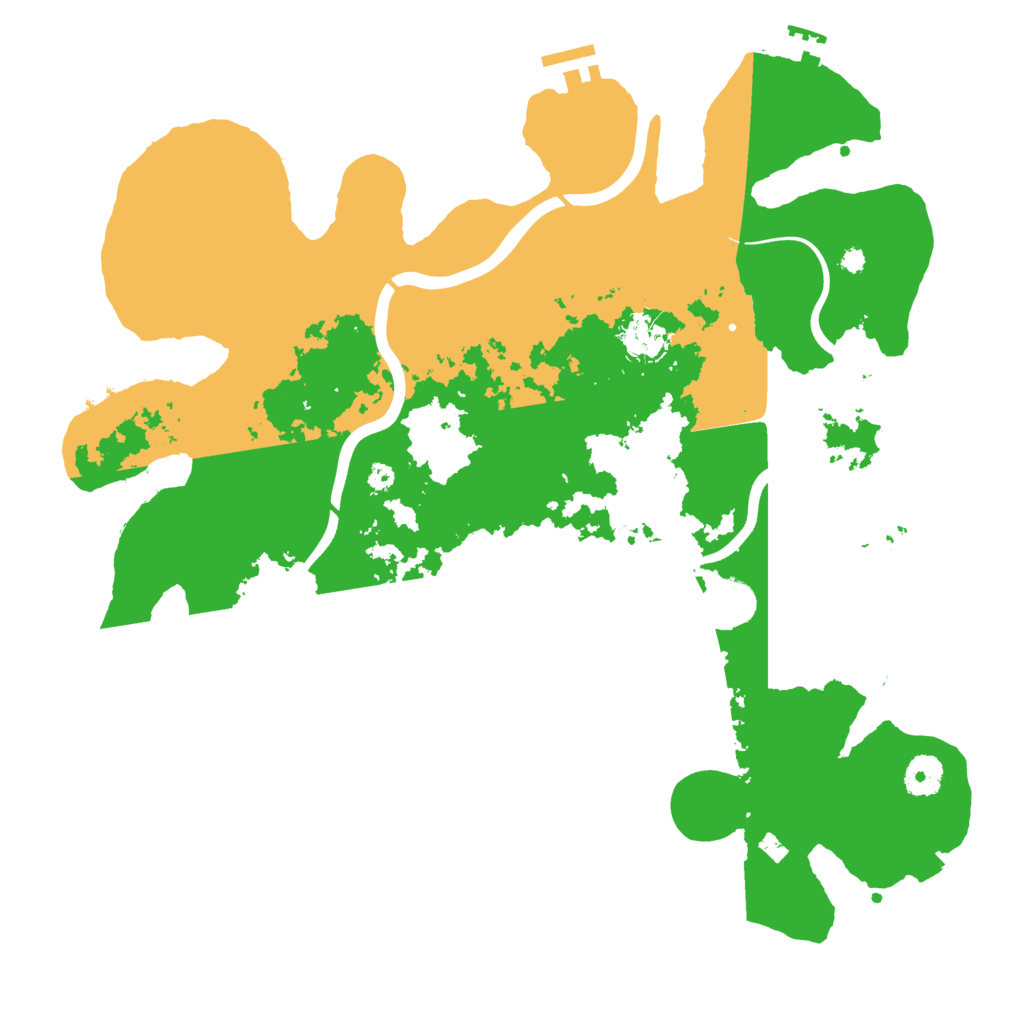 Biome Rust Map: Procedural Map, Size: 3850, Seed: 437528265