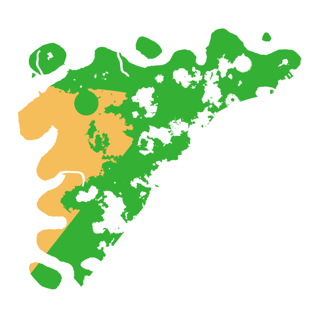 Biome Rust Map: Procedural Map, Size: 3500, Seed: 61307051