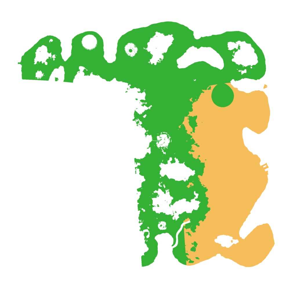 Biome Rust Map: Procedural Map, Size: 3500, Seed: 96331426