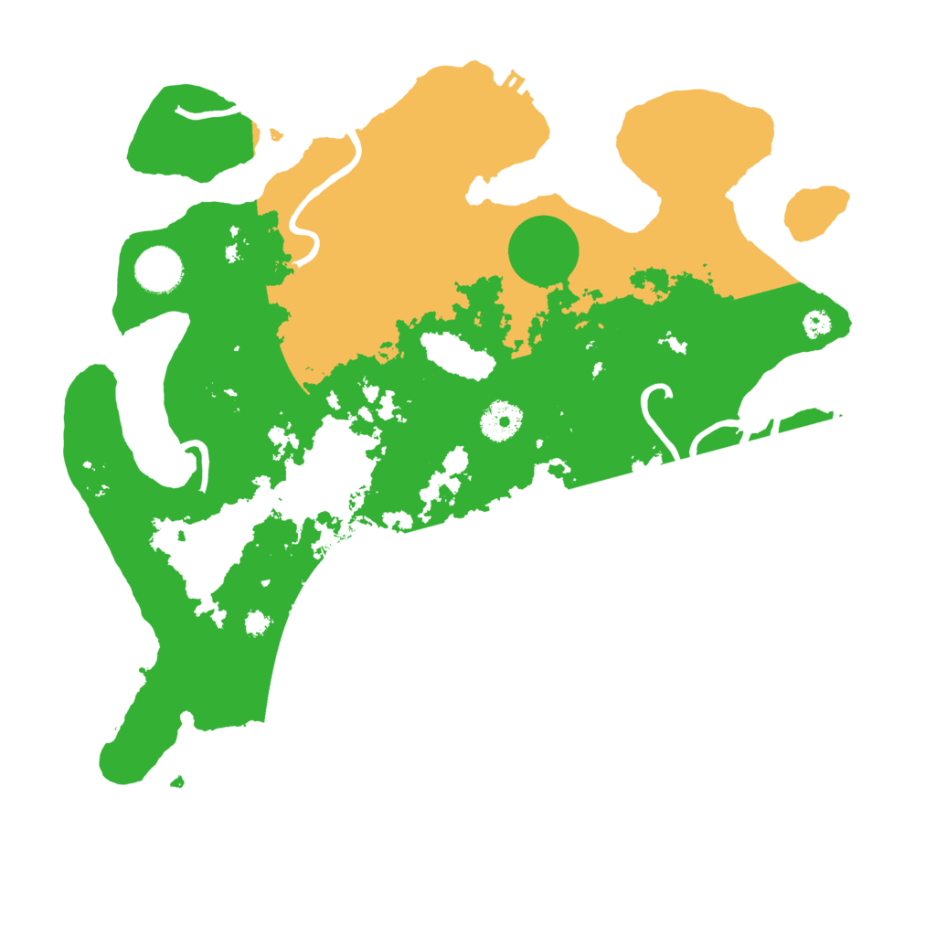 Biome Rust Map: Procedural Map, Size: 3500, Seed: 39905831