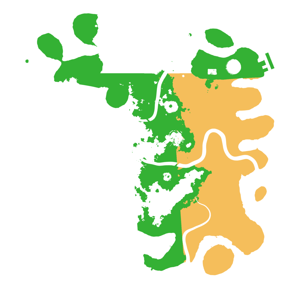 Biome Rust Map: Procedural Map, Size: 3500, Seed: 73449683