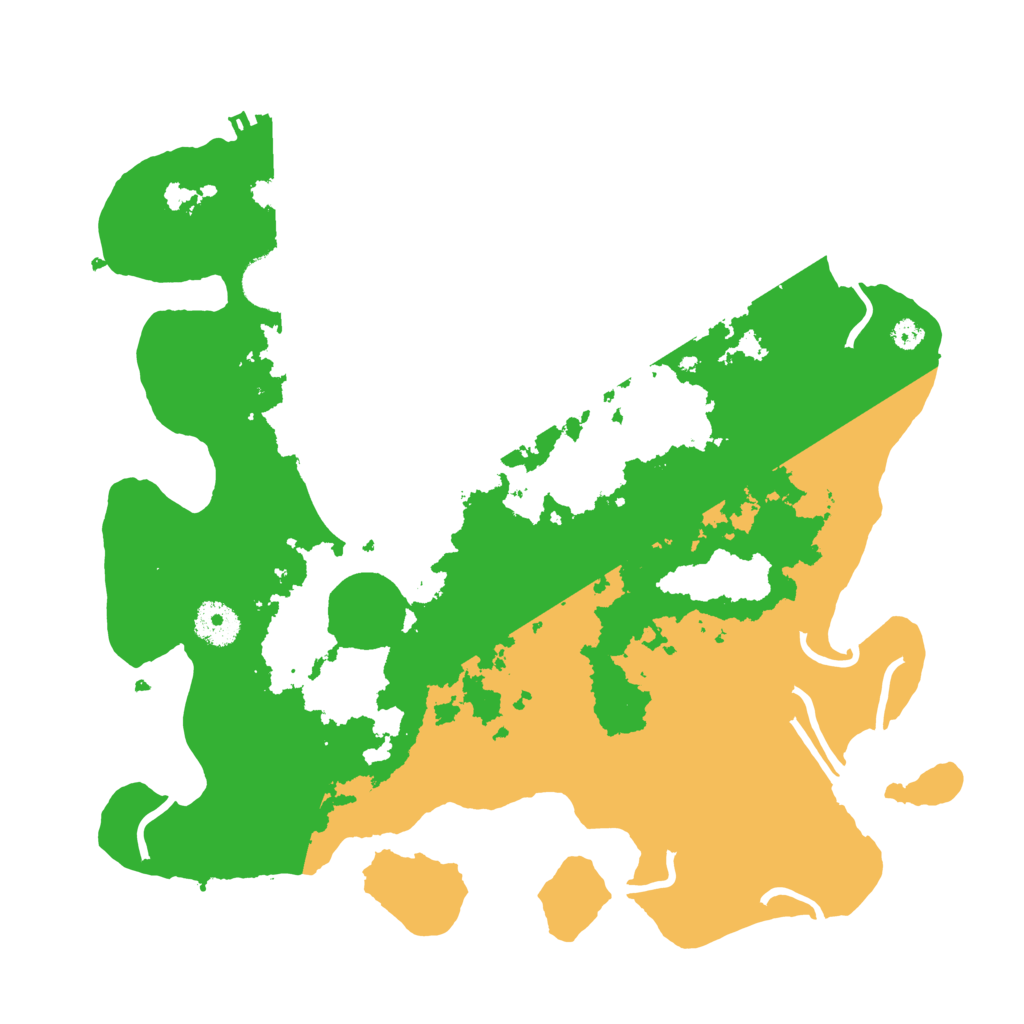Biome Rust Map: Procedural Map, Size: 3500, Seed: 2290969