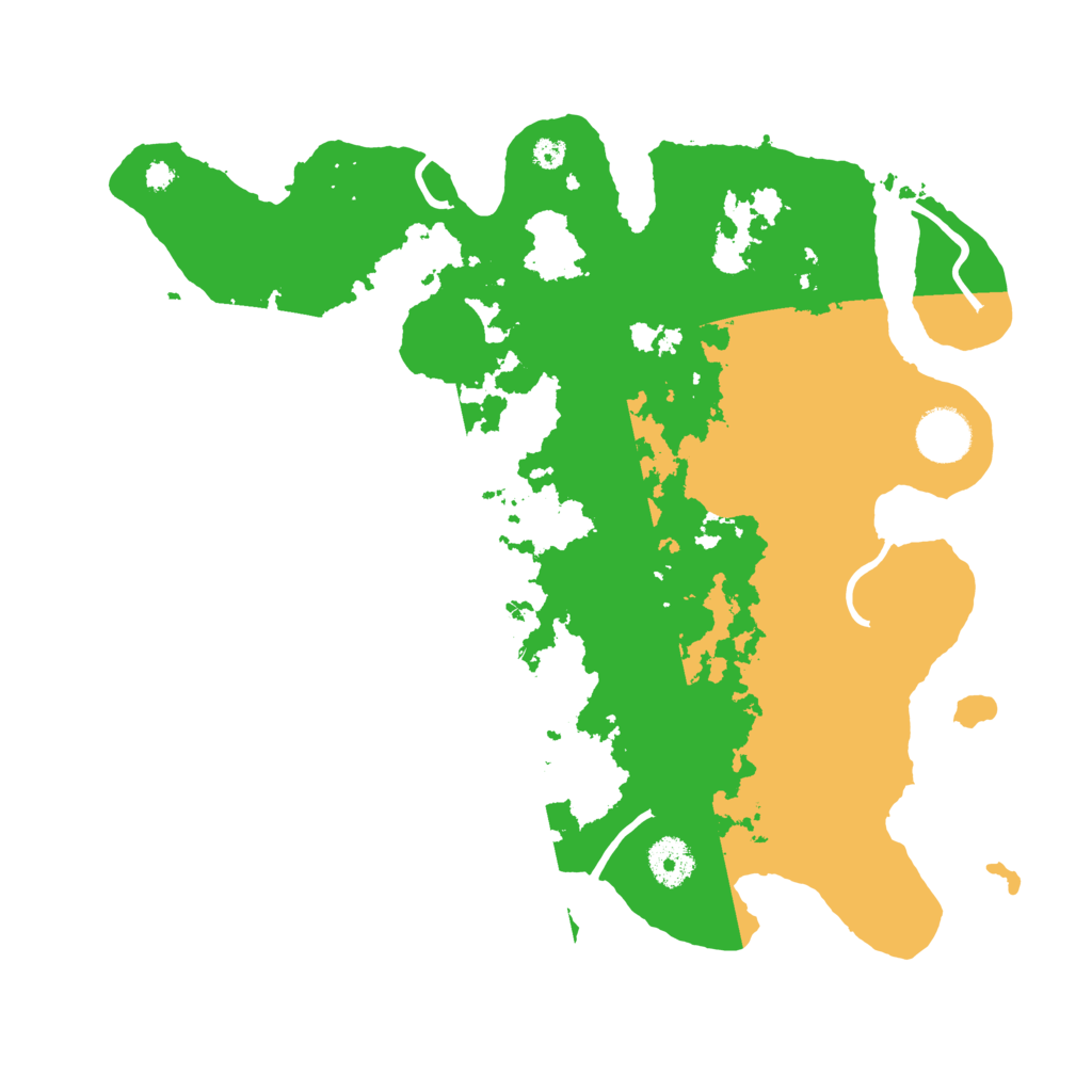 Biome Rust Map: Procedural Map, Size: 3500, Seed: 27729285