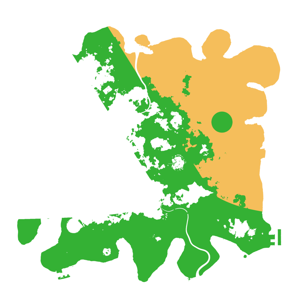Biome Rust Map: Procedural Map, Size: 3750, Seed: 670737089