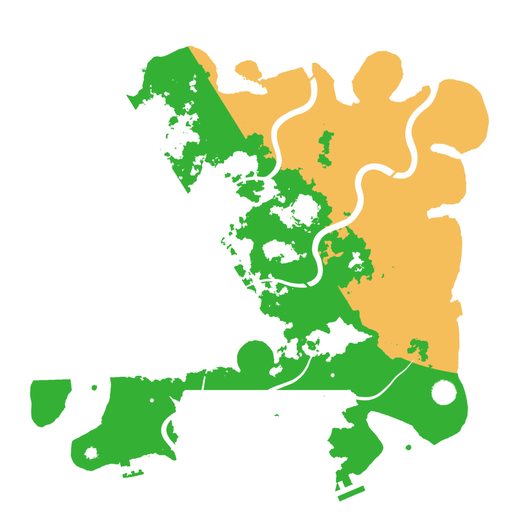 Biome Rust Map: Procedural Map, Size: 3750, Seed: 670737089