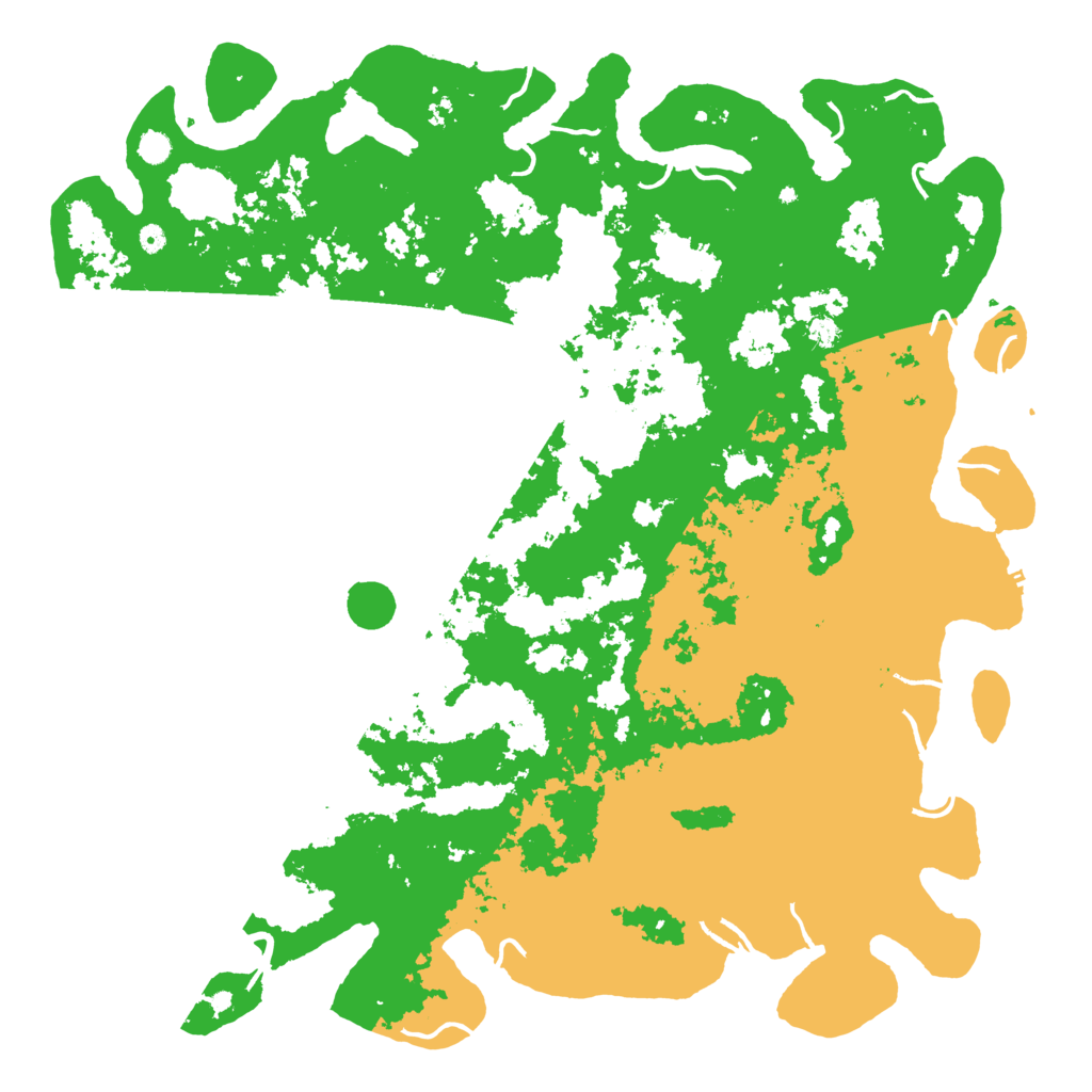 Biome Rust Map: Procedural Map, Size: 6000, Seed: 8334910