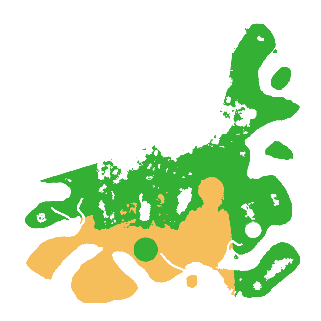 Biome Rust Map: Procedural Map, Size: 3500, Seed: 82576434