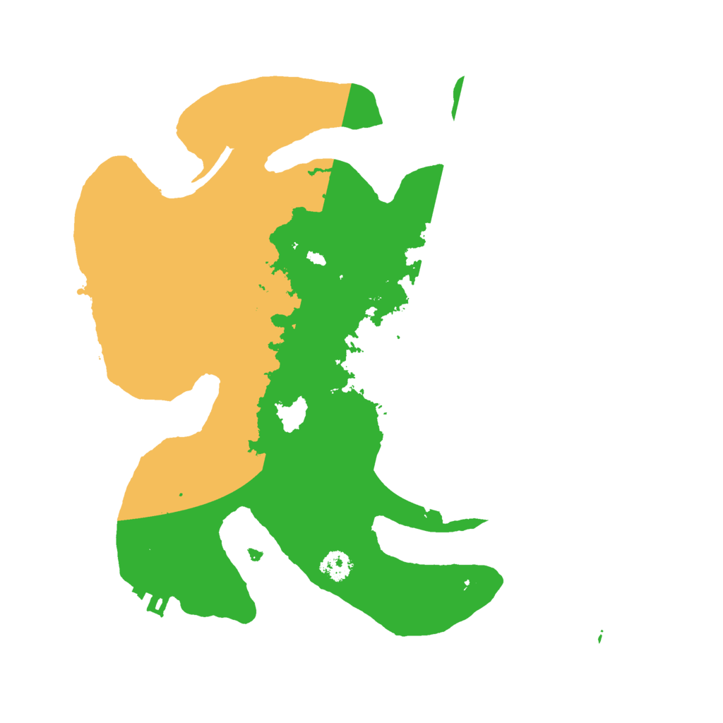 Biome Rust Map: Procedural Map, Size: 2500, Seed: 278367