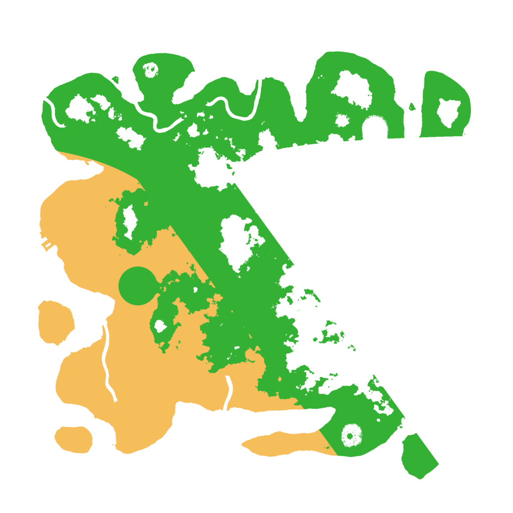 Biome Rust Map: Procedural Map, Size: 3500, Seed: 69178516