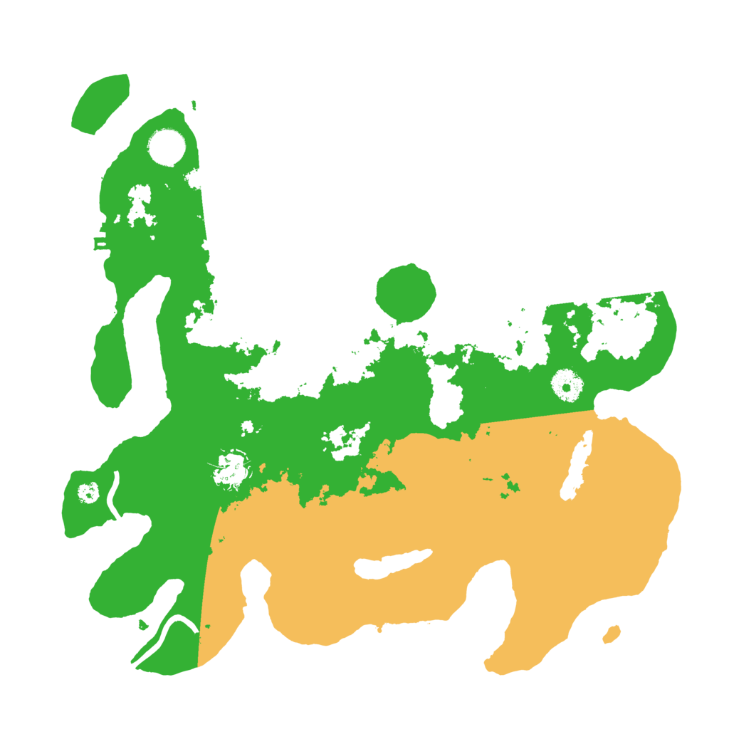 Biome Rust Map: Procedural Map, Size: 3500, Seed: 16926647