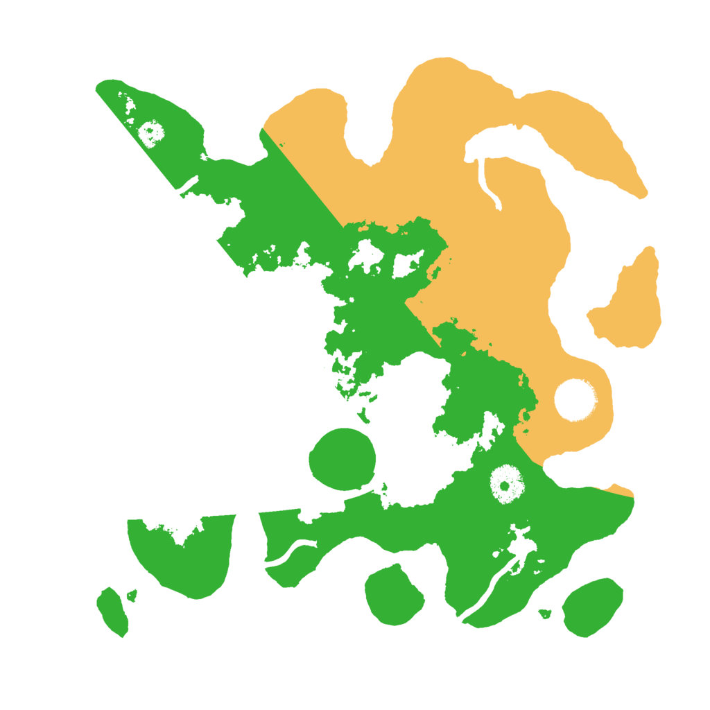 Biome Rust Map: Procedural Map, Size: 3000, Seed: 38429