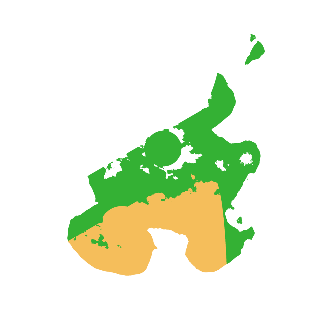 Biome Rust Map: Procedural Map, Size: 2300, Seed: 42864123