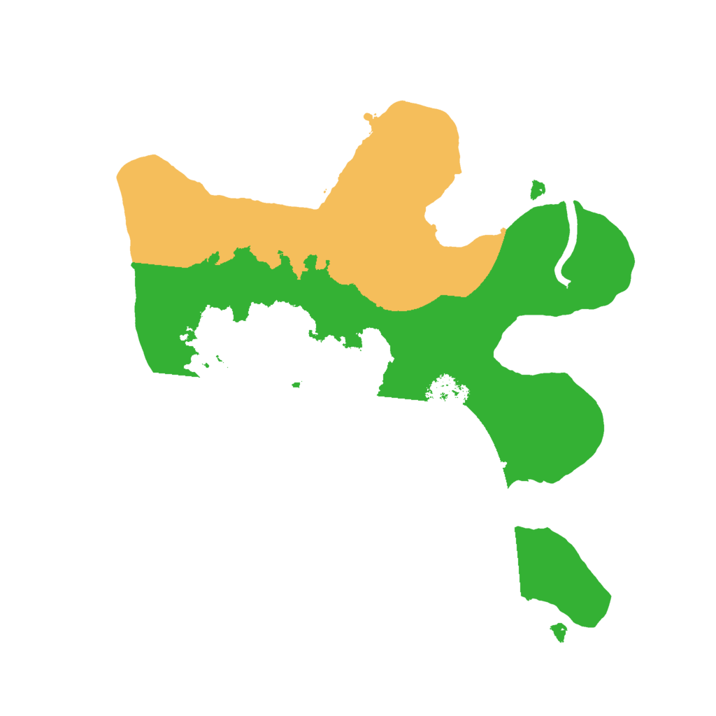 Biome Rust Map: Procedural Map, Size: 2000, Seed: 11105