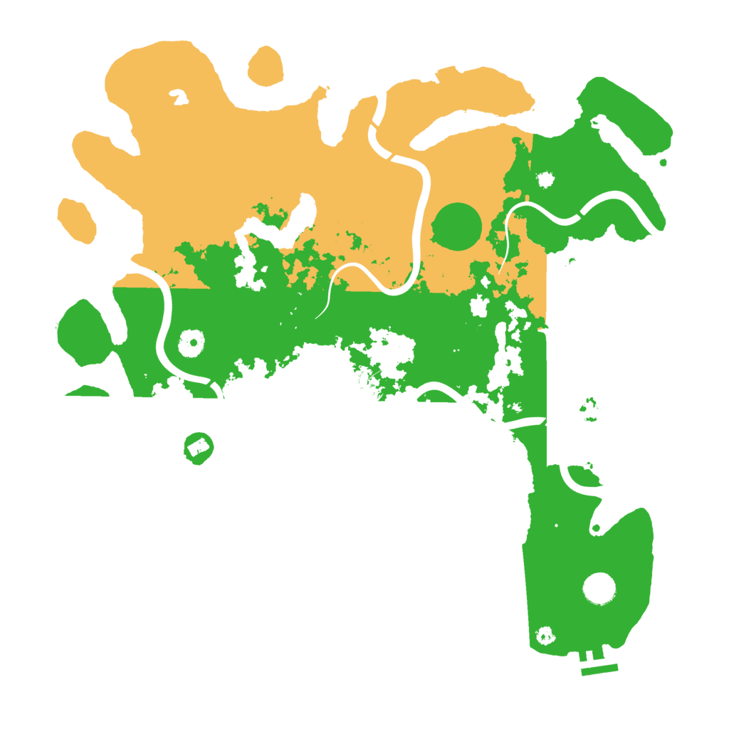 Biome Rust Map: Procedural Map, Size: 4000, Seed: 489401930