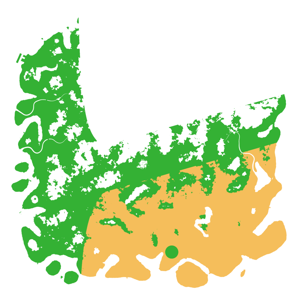 Biome Rust Map: Procedural Map, Size: 6000, Seed: 964262002