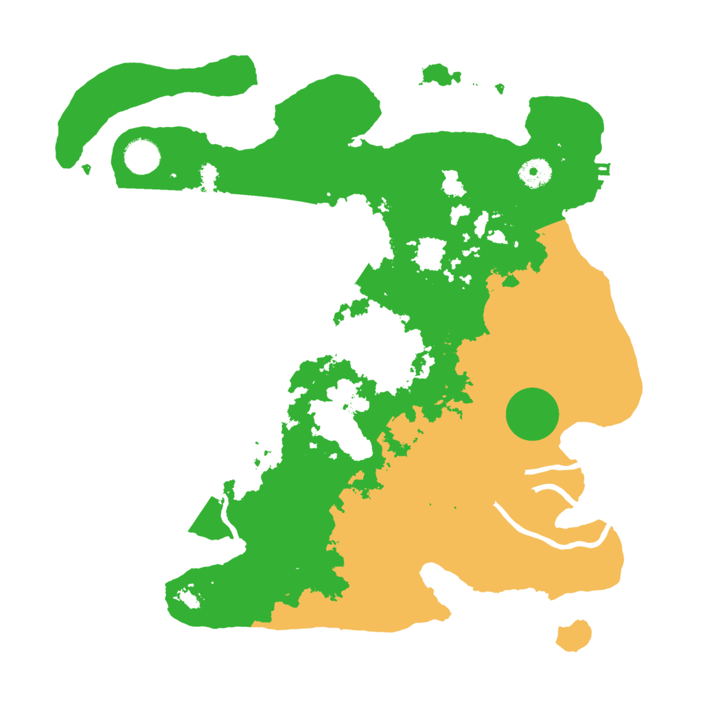 Biome Rust Map: Procedural Map, Size: 3500, Seed: 81248931