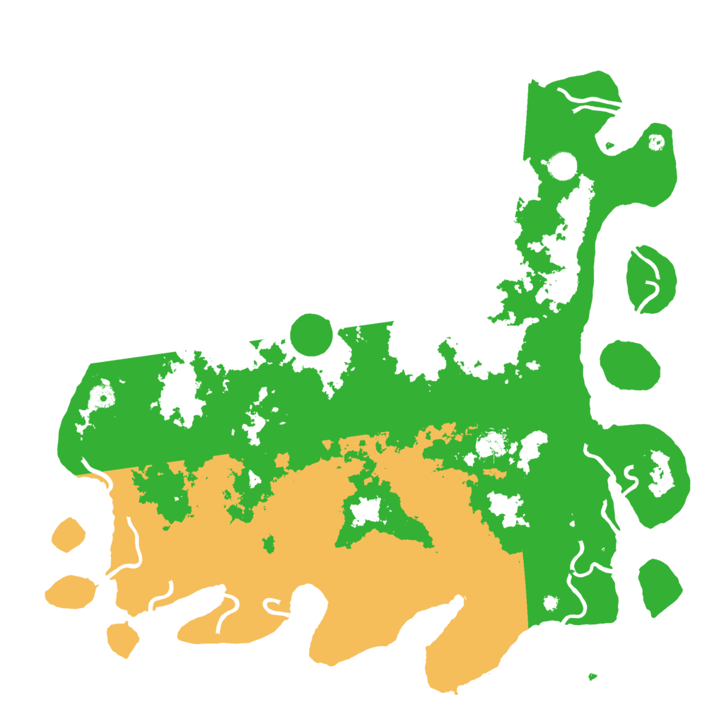 Biome Rust Map: Procedural Map, Size: 4500, Seed: 1127629934