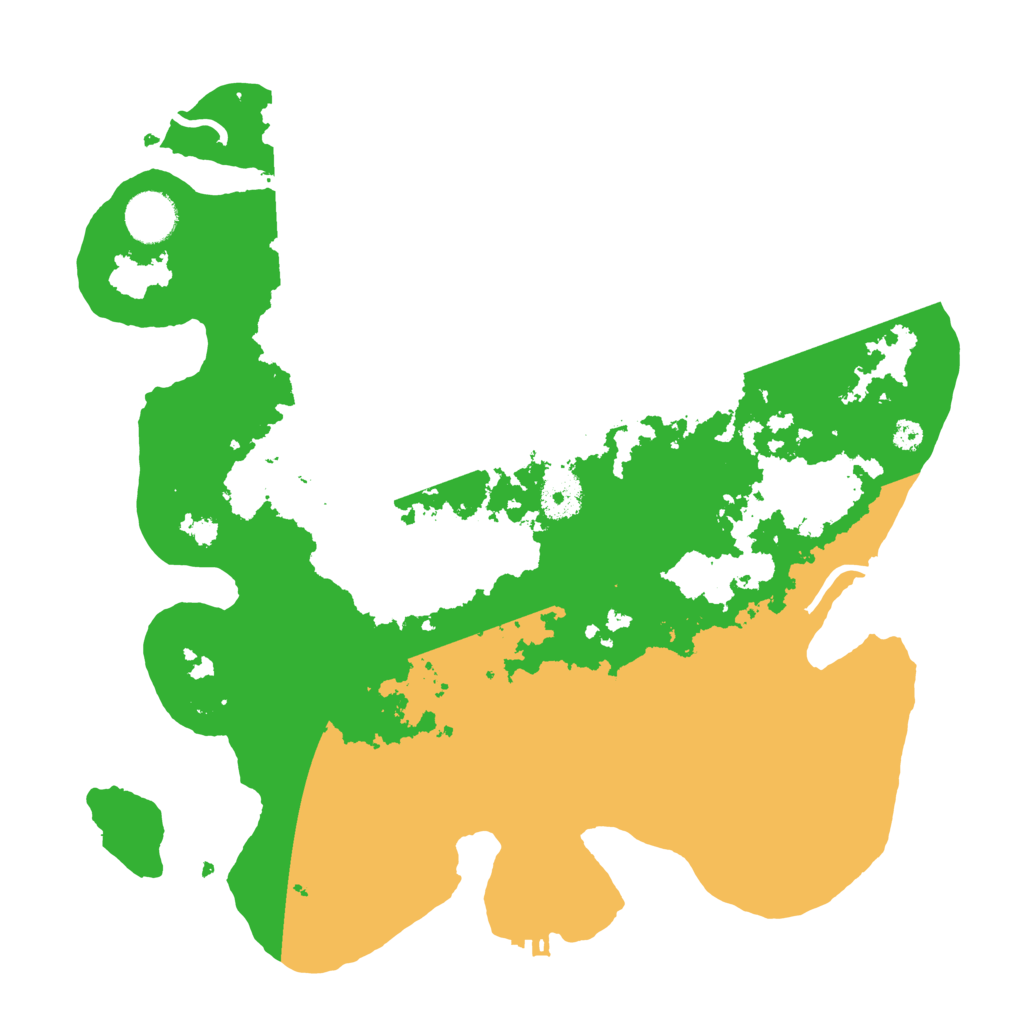 Biome Rust Map: Procedural Map, Size: 3500, Seed: 682221155