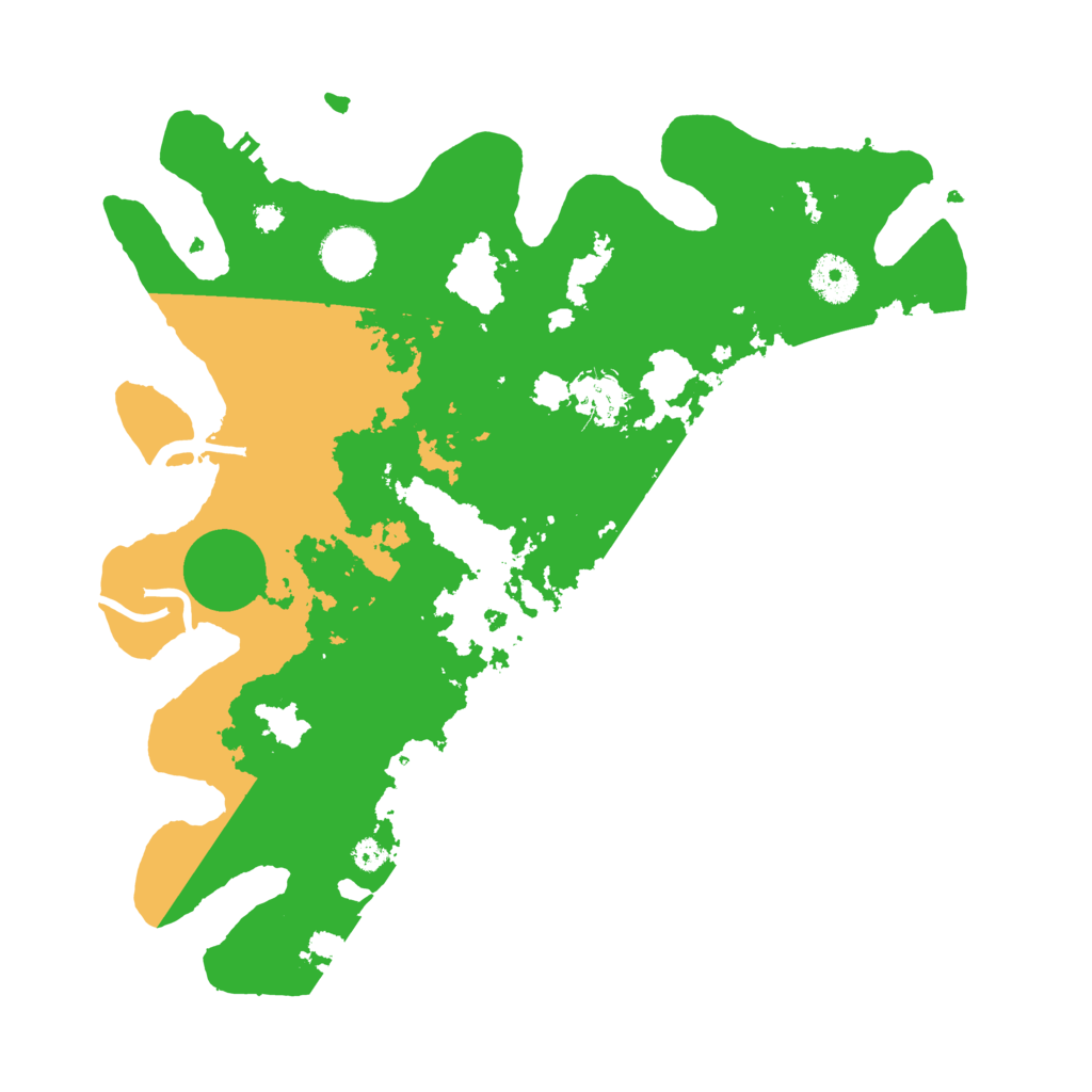 Biome Rust Map: Procedural Map, Size: 3500, Seed: 1635441106