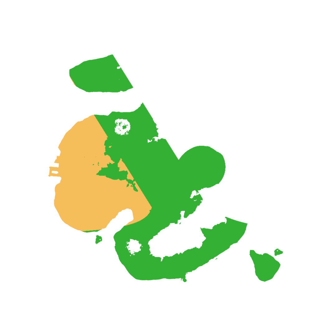 Biome Rust Map: Procedural Map, Size: 2000, Seed: 1677494269