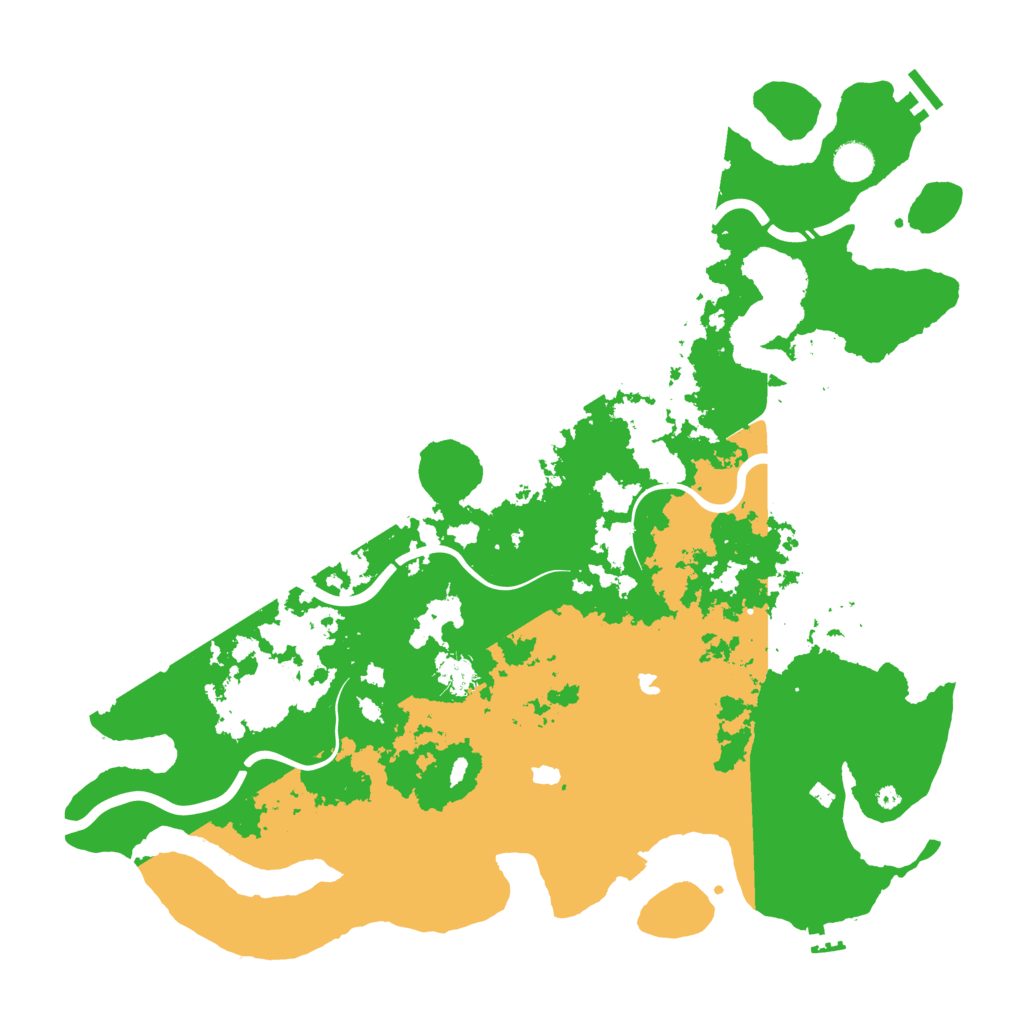 Biome Rust Map: Procedural Map, Size: 4500, Seed: 75433