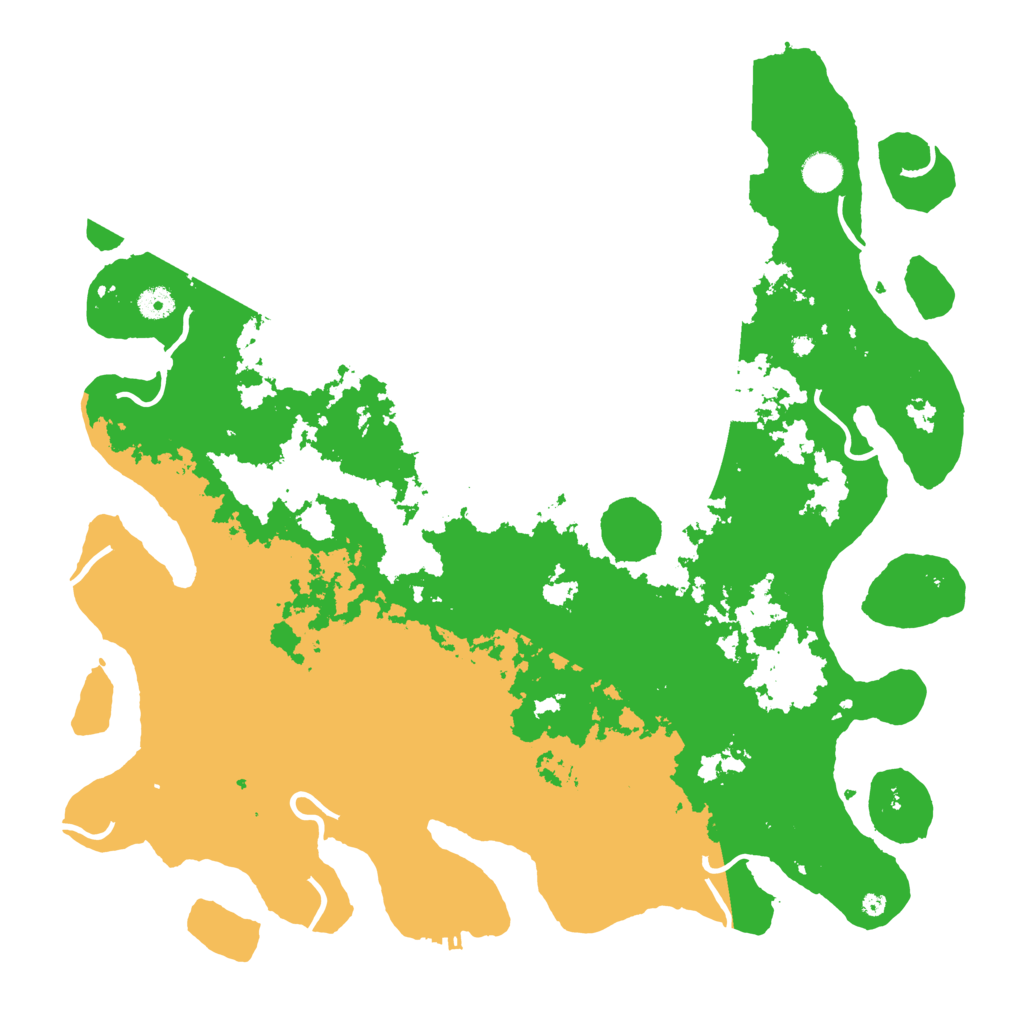 Biome Rust Map: Procedural Map, Size: 4500, Seed: 1285078377