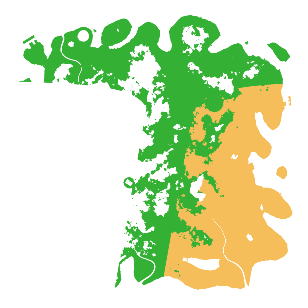 Biome Rust Map: Procedural Map, Size: 4800, Seed: 242679358
