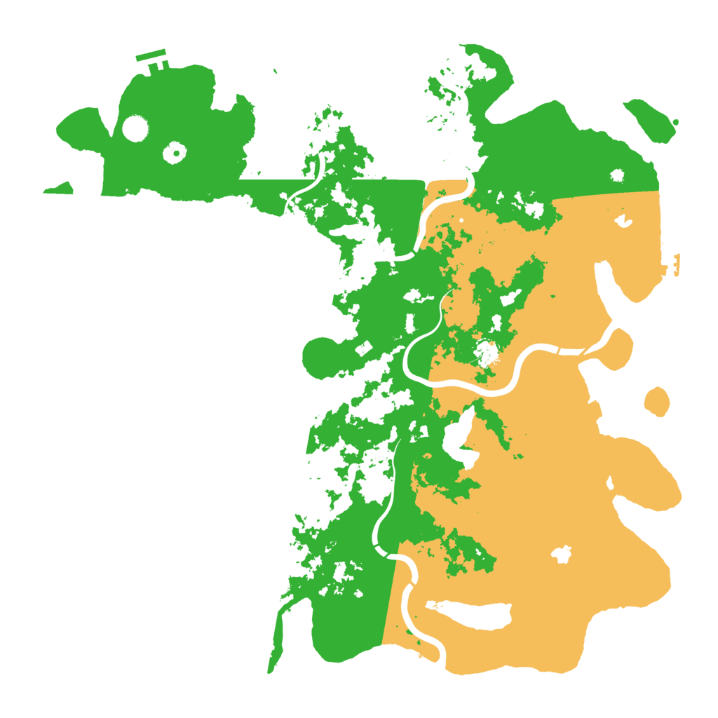 Biome Rust Map: Procedural Map, Size: 4800, Seed: 242679358