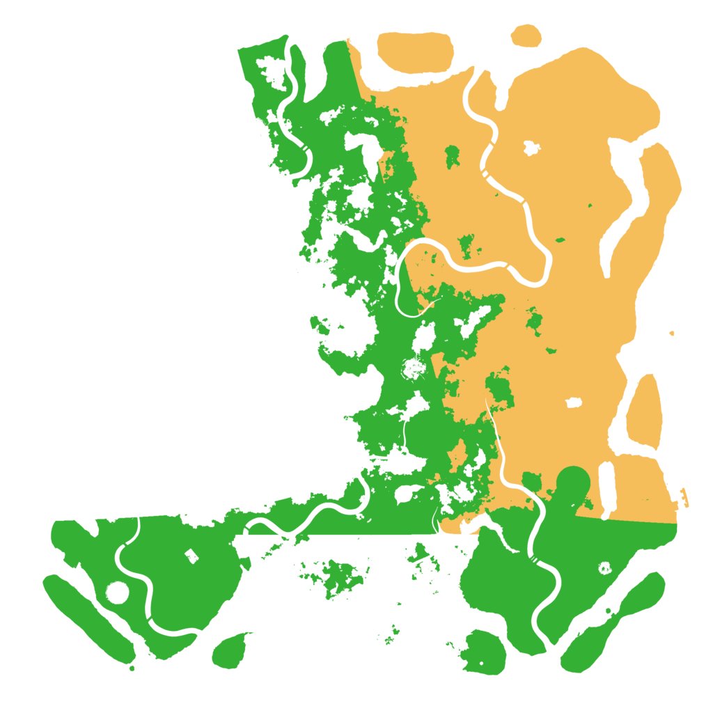 Biome Rust Map: Procedural Map, Size: 5500, Seed: 781081502