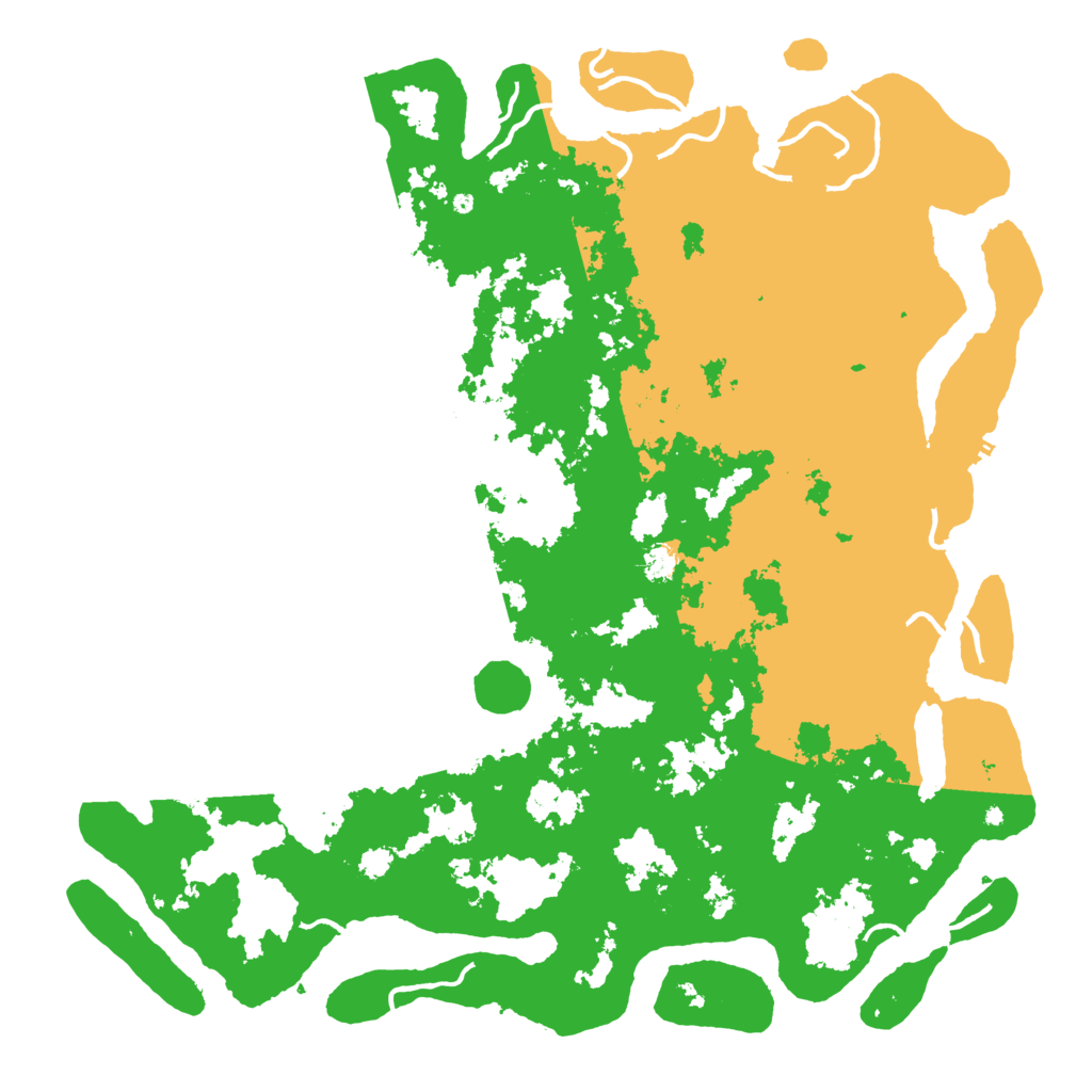 Biome Rust Map: Procedural Map, Size: 5500, Seed: 781081502