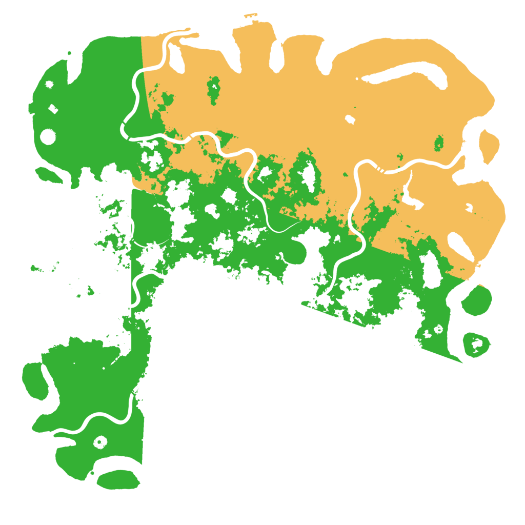 Biome Rust Map: Procedural Map, Size: 6000, Seed: 1292048780