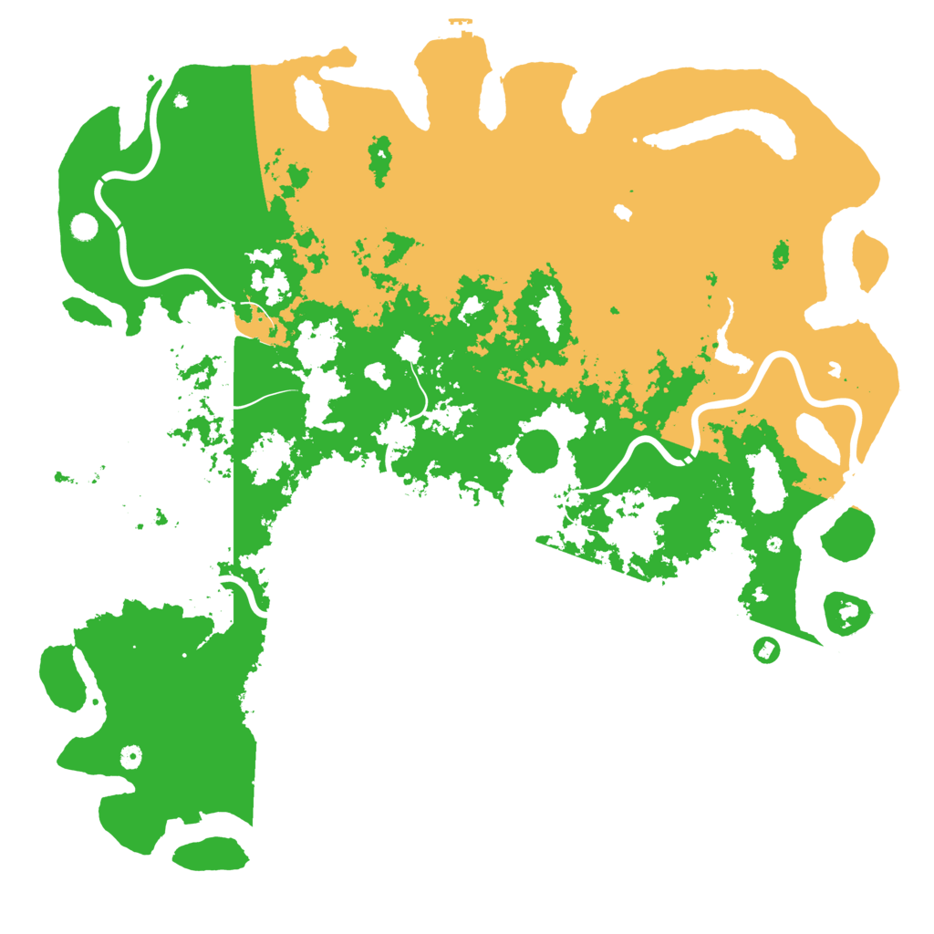 Biome Rust Map: Procedural Map, Size: 6000, Seed: 1292048780