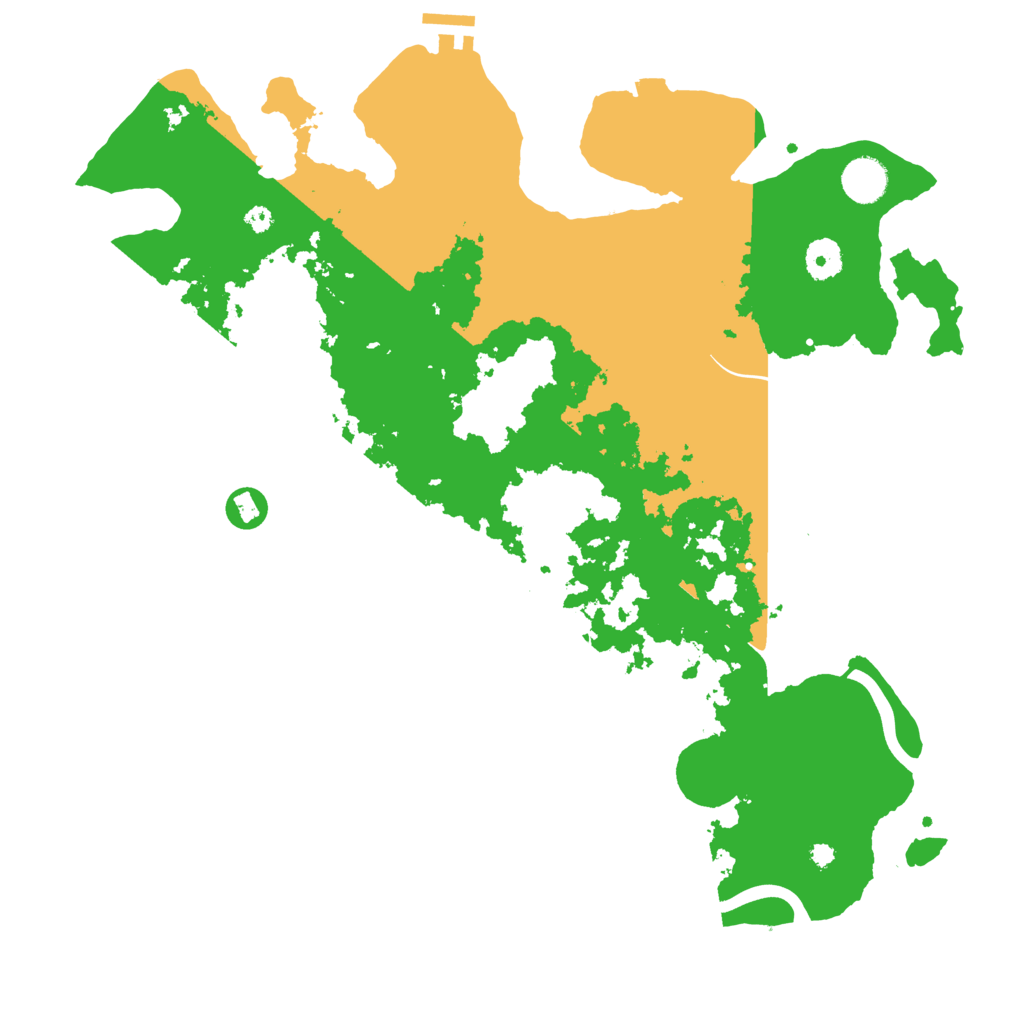 Biome Rust Map: Procedural Map, Size: 3950, Seed: 658771209