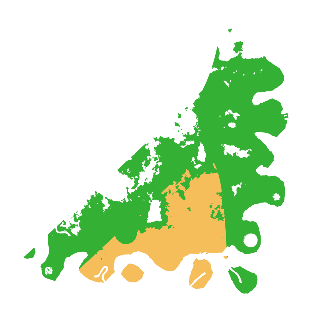 Biome Rust Map: Procedural Map, Size: 4000, Seed: 43975