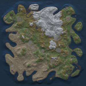 Thumbnail Rust Map: Procedural Map, Size: 4250, Seed: 1459985191, 20 Monuments