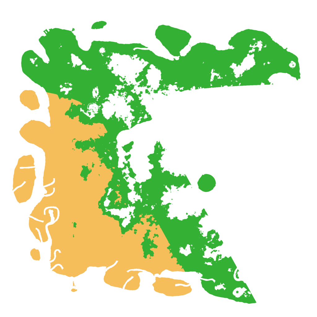 Biome Rust Map: Procedural Map, Size: 5000, Seed: 124575
