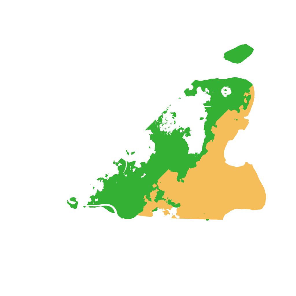 Biome Rust Map: Procedural Map, Size: 3000, Seed: 6583