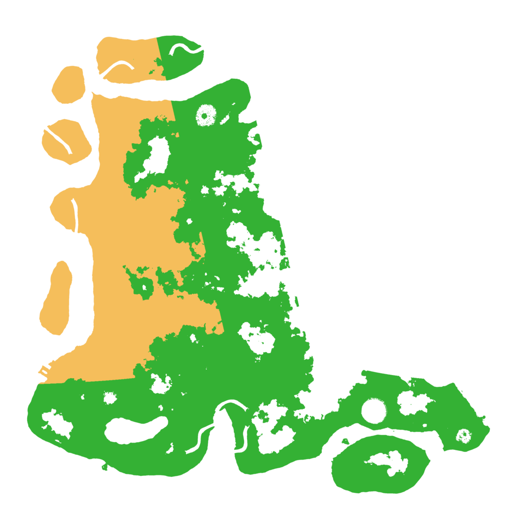 Biome Rust Map: Procedural Map, Size: 3700, Seed: 2034621582
