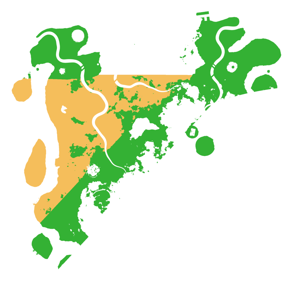 Biome Rust Map: Procedural Map, Size: 4300, Seed: 2141724652