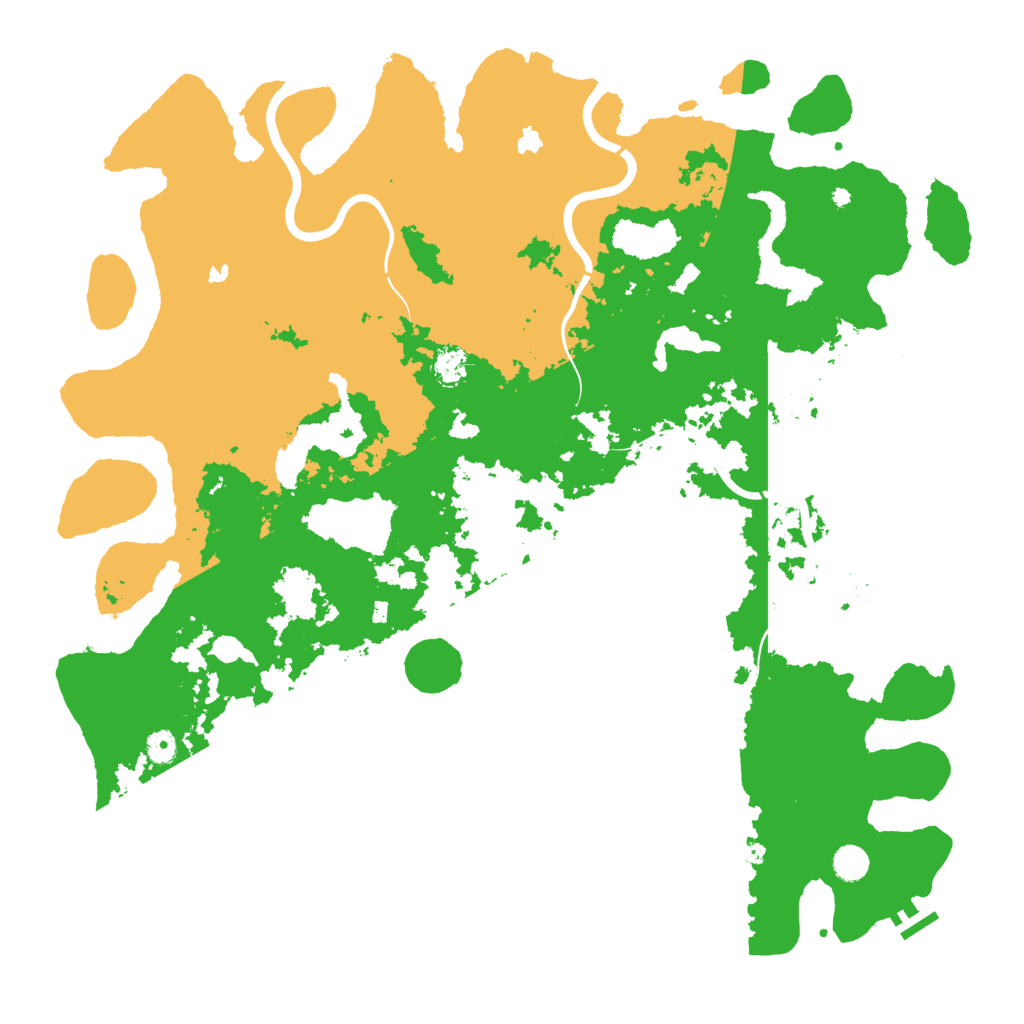 Biome Rust Map: Procedural Map, Size: 5000, Seed: 232094721