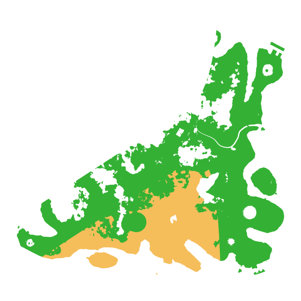 Biome Rust Map: Procedural Map, Size: 4000, Seed: 45698721