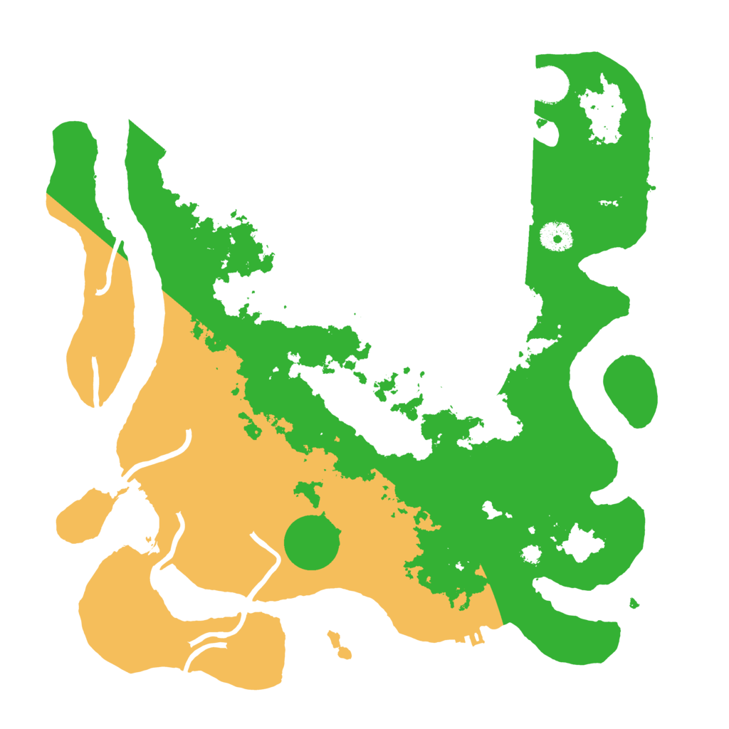 Biome Rust Map: Procedural Map, Size: 3500, Seed: 24435055