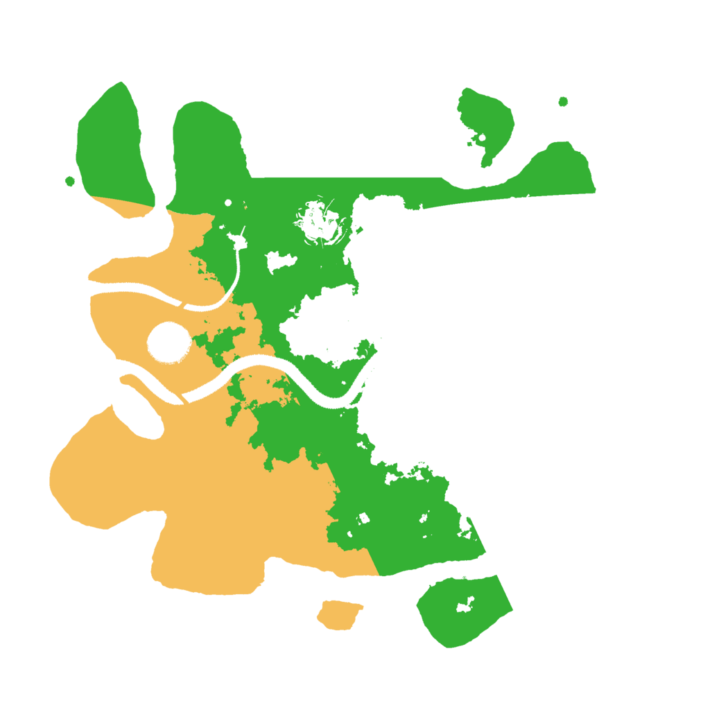 Biome Rust Map: Procedural Map, Size: 3000, Seed: 522617884